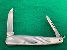 💯NEW YORK KNIFE Co. 1878-1932 HAMMER BRAND MOTHER OF PEARL Knife