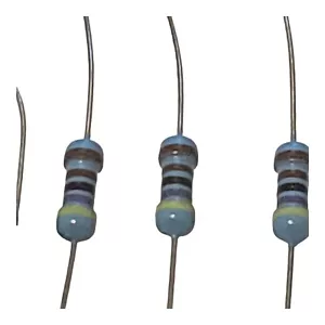 Resistencias de 4,7 k ohmios 5 piezas 1/4 vatio resistencias de película metálica ENVÍO GRATUITO - Imagen 1 de 7