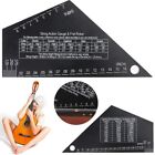 Precise Etched Guitar String Action Gauge  Electric Guitar