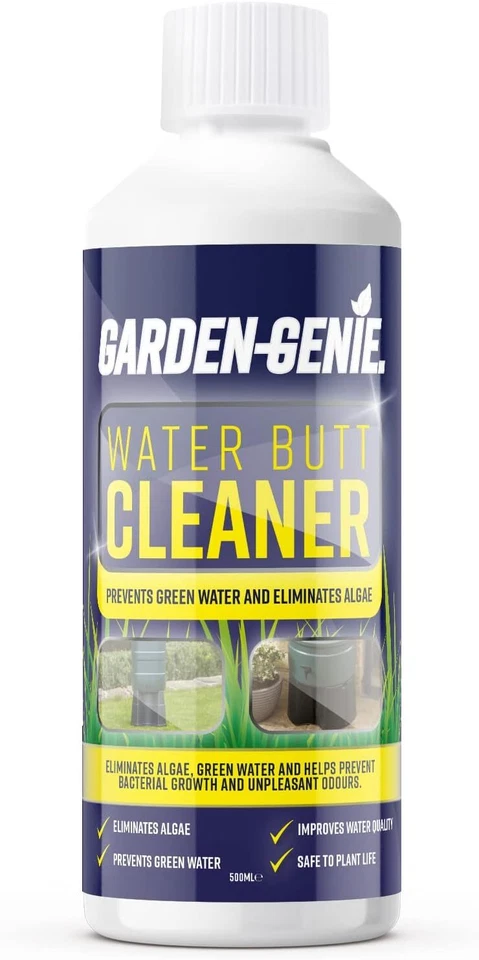 Garden Genie Water Butt Cleaner 500ml Eliminates Algae and Helps Prevent Germs