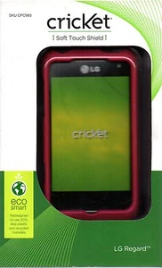 Soft Touch Shield Case For Cricket LG Regard Soft Touch Shield SKU CT993 - Picture 1 of 2