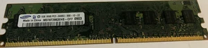 KIT de memoria Samsung M378T2863EHS-CF7 2 GB (2x1GB) PC2-6400U DDR2 800 - Imagen 1 de 2