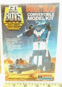 1984 Monogramm Go Bots Mighty Robots Fahrzeug Modellbausatz versiegelte Box Buggyman - Bild 1 von 3