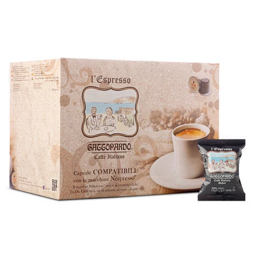 CAFFE GATTOPARDO | NESPRESSO | 300 CAPSULE NESPRESSO MISCELA DAKAR | 3 CONFEZION