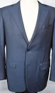 Pristine Canali Jacket Men 40R Fit Blue Wool & Mohair Travel Blazer Sport Coat - Picture 1 of 8