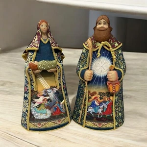 Debrekht Nativity Holy Family Artistry On Canvas No Box Rare 16” 2008 - Picture 1 of 21