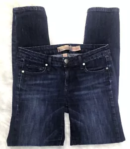 Pantalones de mezclilla Paige azules elásticos Verdugo ajustados para mujer talla 26 medidas 27,5 x 28 - Imagen 1 de 7