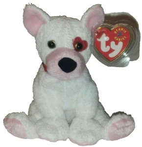 Ty Beanie Baby - CUPID the Valentine Dog (6.5 Inch) MWMTs Stuffed Animal Toy - Picture 1 of 7