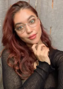 Nuevo marco de gafas Gianfranco Ferre GFFR58 003 redondo plateado para mujer y hombre - Imagen 1 de 4