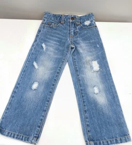 GAP Jeans Kids 3 Regular ripped Blue Unisex - Picture 1 of 5