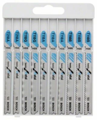 BOSCH Stichsägeblatt-Set Basic for Metal, 10-teilig - Bild 1 von 3