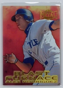 Alex Rodriguez 1997 Skybox Metal Universe Blast Furnace #10 of 12 - Picture 1 of 2
