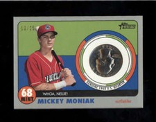 MICKEY MONIAK 2017 TOPPS HERITAGE MINOR LEAGUE '68 MINT QUARTER #10/25 BD5220
