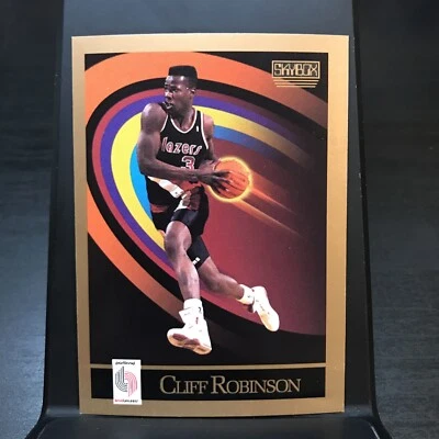 1990-91 SkyBox Cliff Robinson RC Portland Trail Blazers #239 - Image 1 of 2
