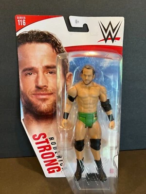 Boneco de ação WWE Roderick Strong Green Series 116 básico novo na caixa raro 2020 - Imagem 1 de 4
