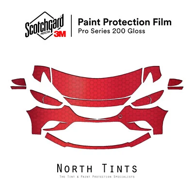 Mazda 6 2014-2017 Serie 3M PRO Película de Protección de Pintura Precortada Sujetador Transparente Kit PPF Foto 1 de 4