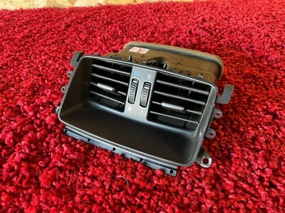 BMW E63 E60 E92 E90 CONSOLA CENTRAL TRASERA AC CALOR AIRE PANEL DE VENTILACIÓN NEGRO OEM 101K Foto 1 de 4