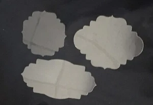 Shape TEMPLATE STENCIL craft card making scrapbooking x3 writing insert frame - Picture 1 of 2