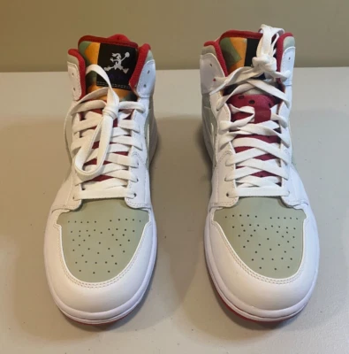 Nike Air Jordan 1 Retro Mid Hare (2009) Plateado Blanco Rojo Para hombres 10.5 374454-011 Foto 1 de 4