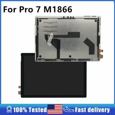 Conjunto de digitalizador de pantalla táctil LCD de reemplazo para Microsoft Surface Pro 7 1866 Q1 Foto 1 de 4