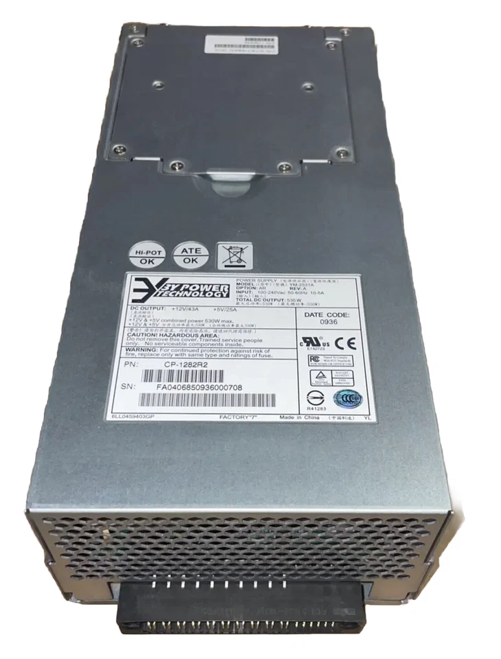 3Y Power Technology YM-2531A REV:A ,CP-1282R2 INFORTREND 530W PSU Netzteil - Bild 1 von 4