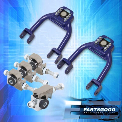 For 92-95 Civic EG / 94-01 Integra DC Control Arm Adj. Camber Kit Bushings BL/GM Foto 1 de 4