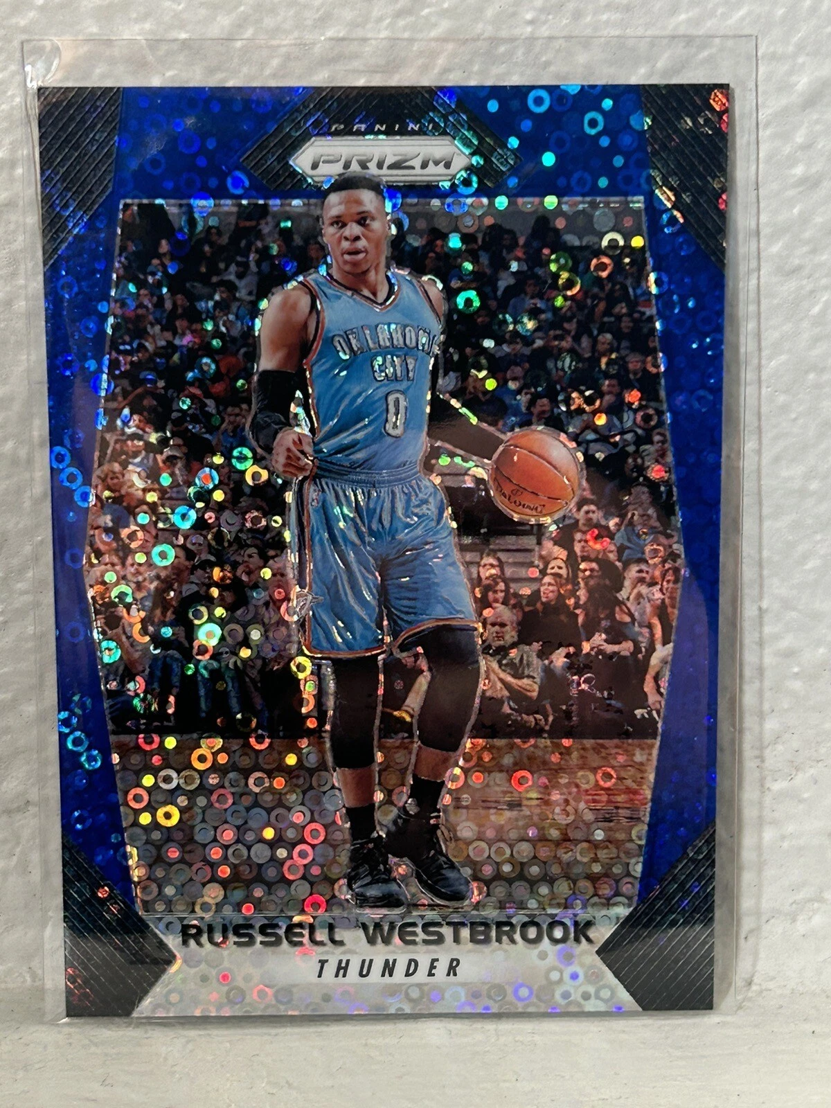 2017-18 Panini Prizm Fast Break Blue Prizm /175 Russell Westbrook #261 Clippers