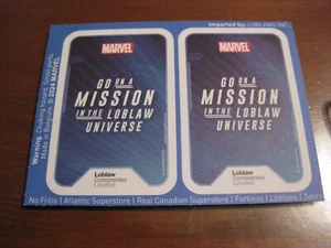 2024 Marvel Go On A Mission In The Loblaw Universe Cards-50 Pks/200 Cards UNOPEN - Imagen 1 de 6