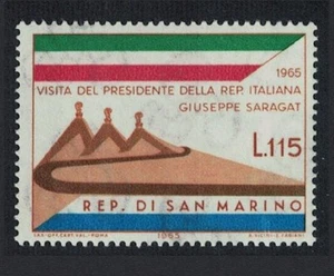 Visit of President Saragat of Italy San Marino 1965 MNH SG#787 - Picture 1 of 1