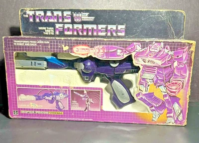 Shockwave 100% Complete W/BOX & INSERT WORKS G1 Transformers Action Figure - Image 1 of 4