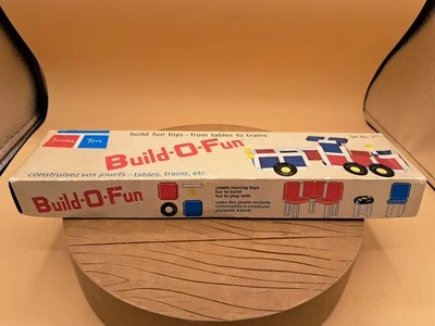 Vintage Build-O-Fun Tupperware Toys Building Plastic ToySet 85+ Pcs 1965 - Image 1 of 4