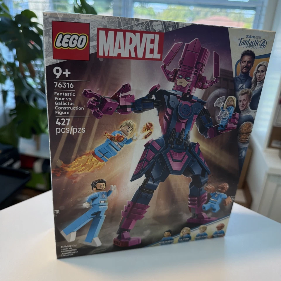 Lego Marvel (2025) 427 peças FANTASTIC FOUR vs. GALACTUS FIGURA DE CONSTRUÇÃO #76316 - Imagem 1 de 4