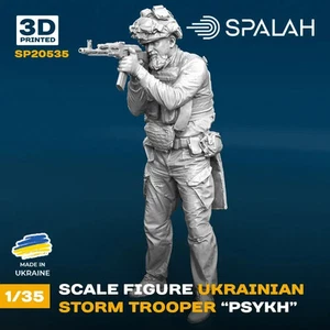 Figura soldado de asalto ucraniano Psykh escala figura 1:35 Spalah SP20535 - Imagen 1 de 3