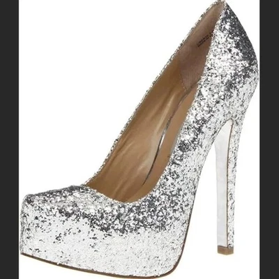 Lavandería China Kristin Cavallari 'Liberta' Plata Plataforma Stilletos talla 7.5 Foto 1 de 4