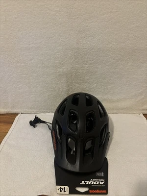Mongoose Session Adult Bike Helmet Black MG79663 – New with Tags - Image 1 of 4