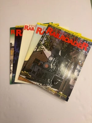 Lote de 5 revistas Finescaler Railroader 2002 y 2003 Foto 1 de 3