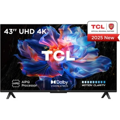 TCL 43V6CUK 43" DLED 4K Smart TV 60Hz Refresh Rate - Image 1 of 4