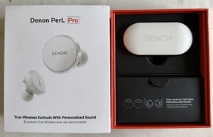 Denon PerL Pro True Wireless ANC Earbuds with Personalized Sound - White - Picture 1 of 3