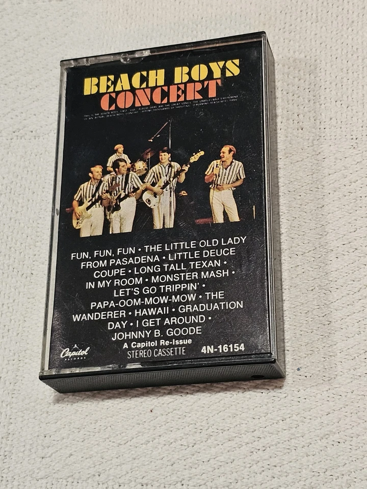 THE BEACH BOYS CONCERT DAYS Cassette Tape Capitol Records - Image 1 of 4