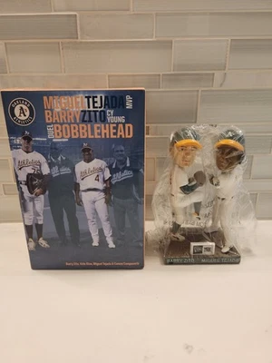Oakland A's Athletics Baseball Miguel Tejada Barry Zito Duel Bobblehead 2017 SGA - Image 1 of 4