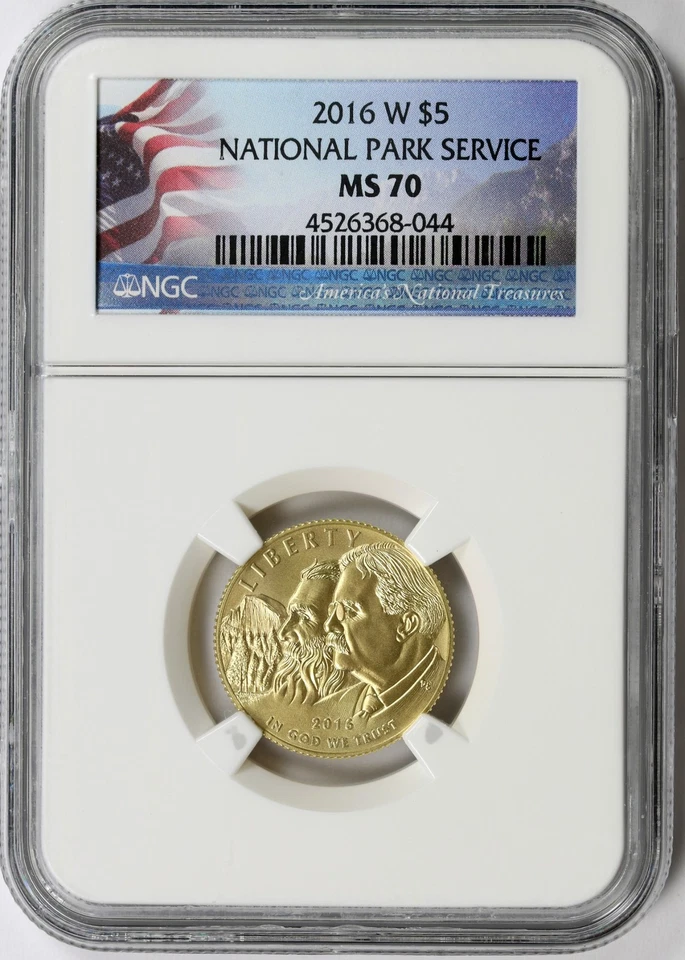 2016-W National Park Service $5 Gold Commemorative NGC MS70 - Image 1 of 4