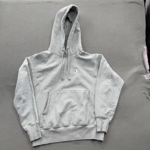 Champion Reverse Weave Hoodie Sweatshirt Herren Small grau Fleecepullover GF68 - Bild 1 von 10