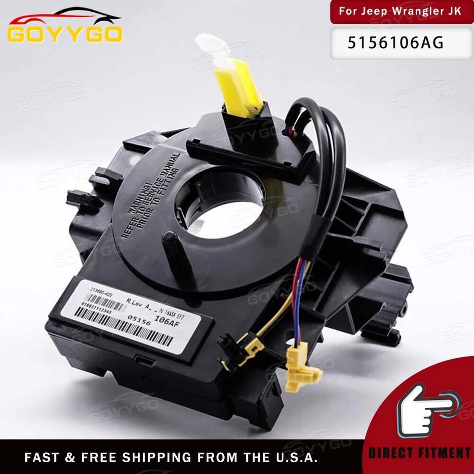 Für Jeep Wrangler JK 2007-2018 Steering Spiral Kabel Uhr Feder Winkel Sensor - Bild 1 von 4