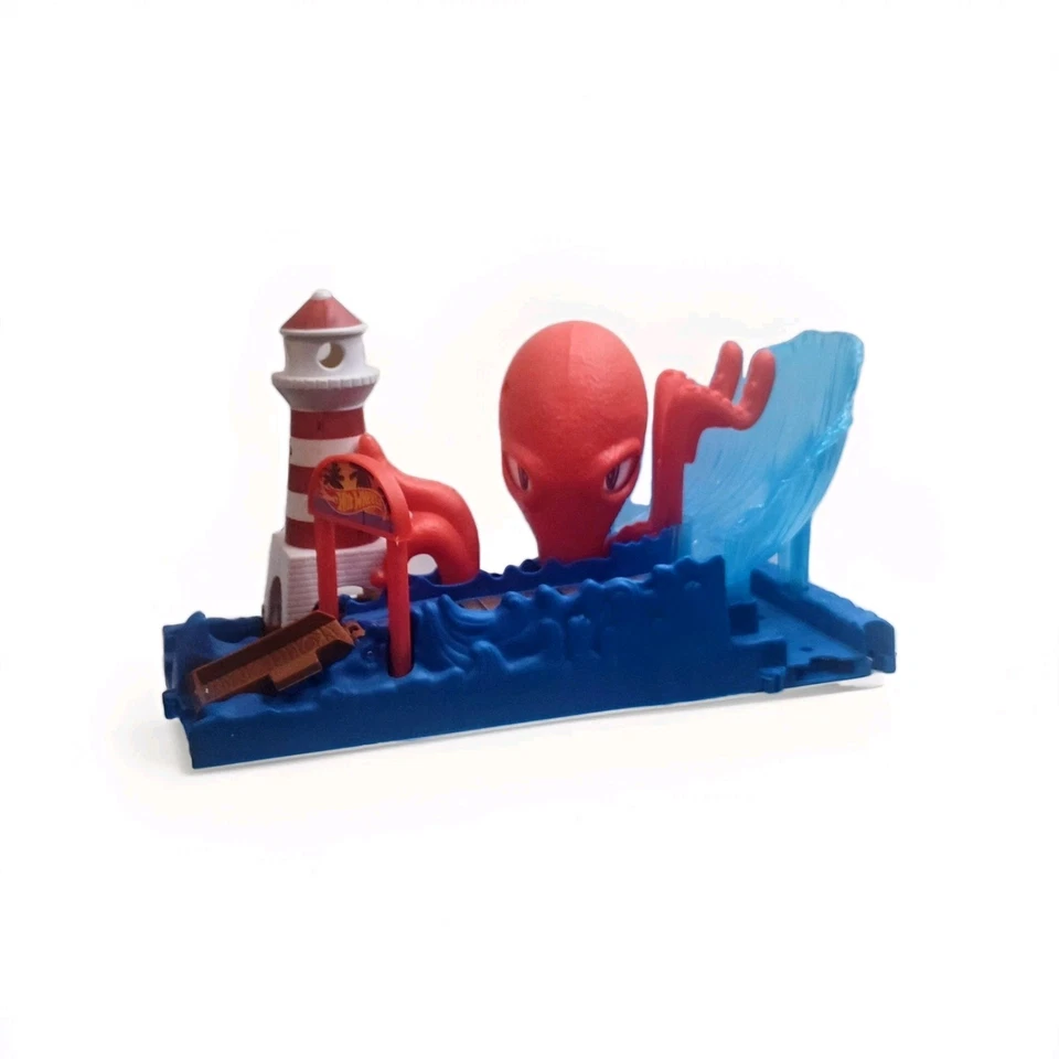 Hot Wheels City Octopus Pier Attack 2018 Mattel Playset Center Pc. No Car - Image 1 of 4