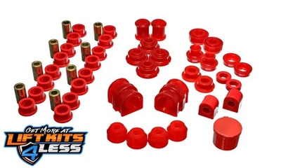 Sistema Energy Suspension Hyper-Flex - Rojo - Incluye Brazo de control delantero y trasero Bus Foto 1 de 2