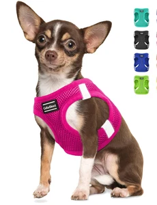 Arnés reflectante Step-in para perros cualquier clima malla de aire para perros SM-M talla M rosa - Imagen 1 de 5