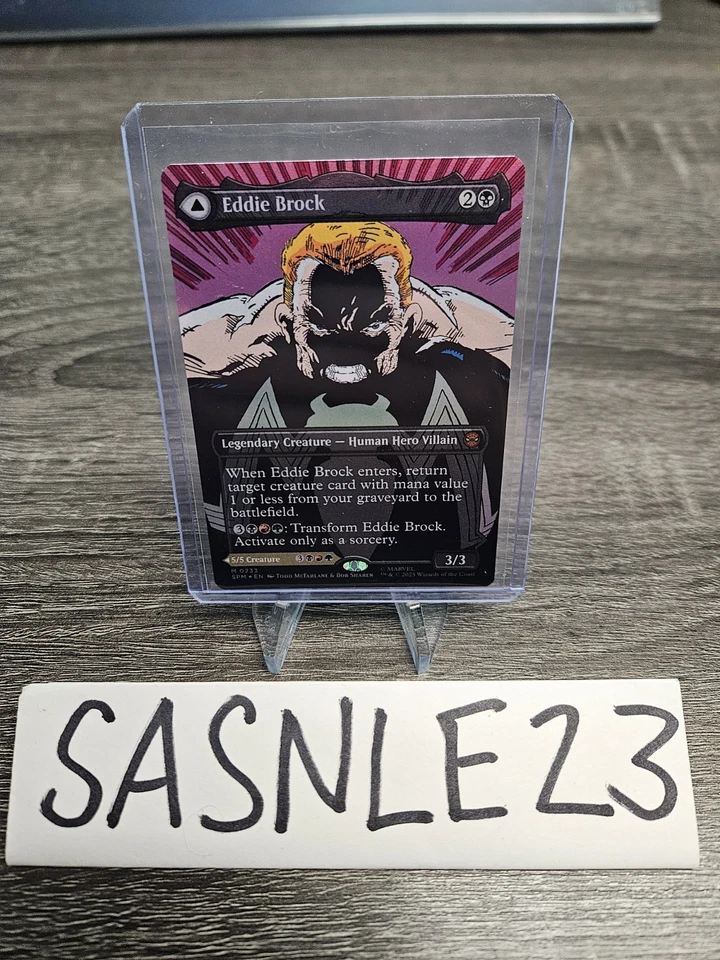 Magic Marvel's Spider-Man SPM Eddie Brock Borderless Foil 233 Mythic - Image 1 of 3