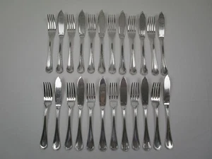 Christofle Paris / Modell : Spatours - 12 Fischbestecke - gepunzt - Bild 1 von 22