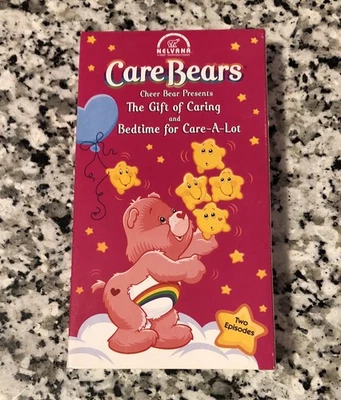 Care Bears: The Gift Of Caring/Bedtime For Care-A-Lot (VHS) Near Mint! Tested! - Image 1 of 3