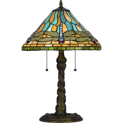 Настольная лампа CAL Lighting & Accessories BO-3108TB 3108 Tiffany антикварная латунь - Изображение 1 из 4